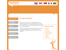 Tablet Screenshot of komunicare.com